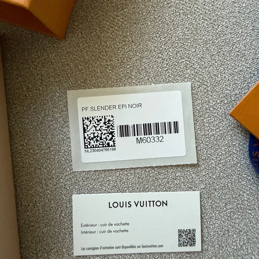 Louis Vuitton Black Epi Leather Multiple Wallet